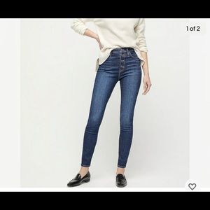 Jcrew 9” toothpick jeans